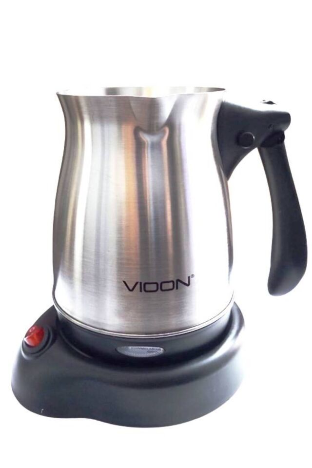 Vioon Vn-1005 Cezvella Elektrikli Çelik Cezve-Türk Kahvesi Makinesi