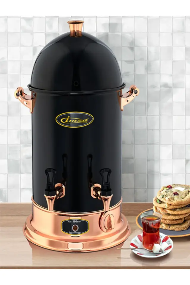 Lüks Rose Çay Makinesi 30 Bardak