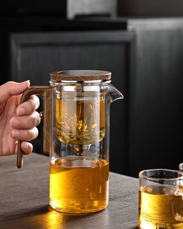 Otomatik Lüks Manyetik Cam Demlik