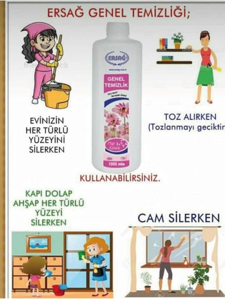 ERSAĞ GENEL TEMİZLİK 1000ml