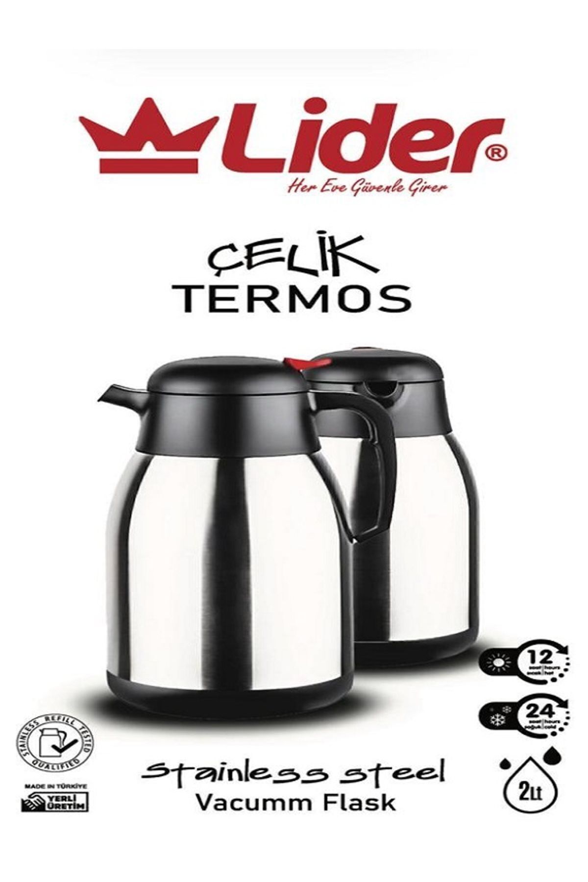 2Lt Çelik Termos