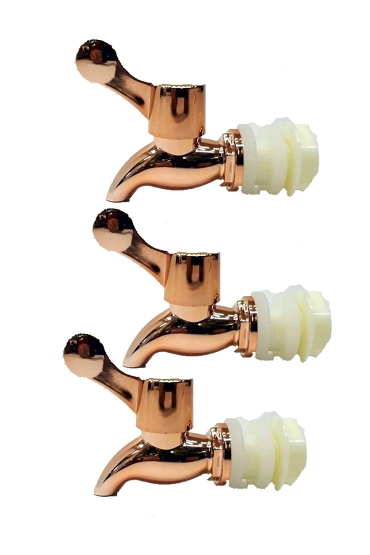Cam Damacana ve Sebil ROSE Çevirmeli Yedek Musluğu 3Lü-Rose Yedek Musluk