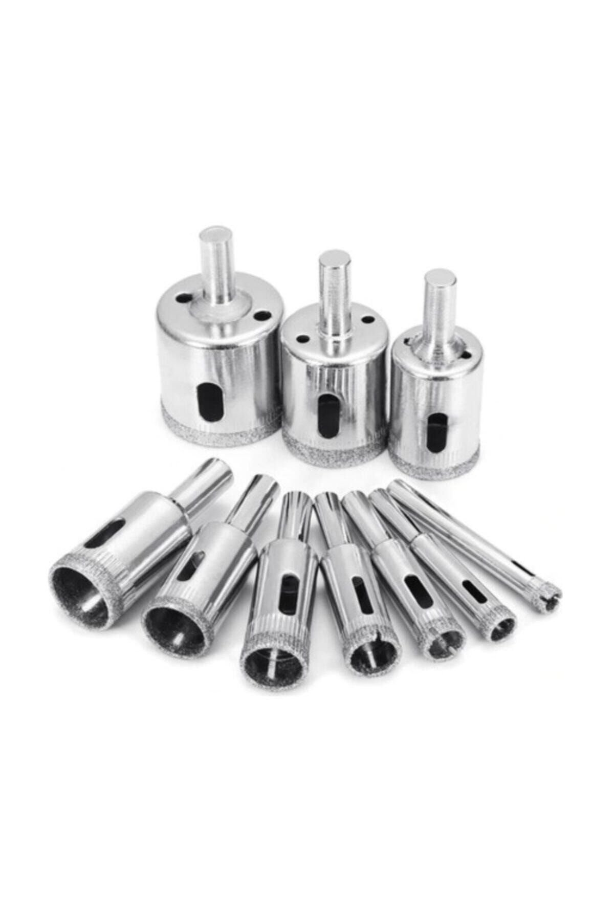 Gerlinger 12mm Elmas Kaplı Panç Cam Ve Fayans Delme Matkap Ucu