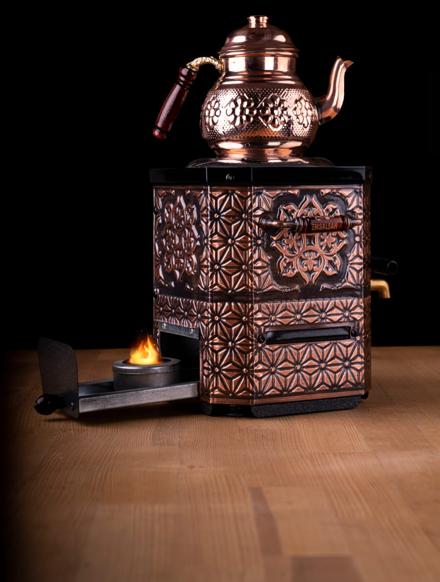 Emsalsan Bakır Semaver (JEL YAKITLI)