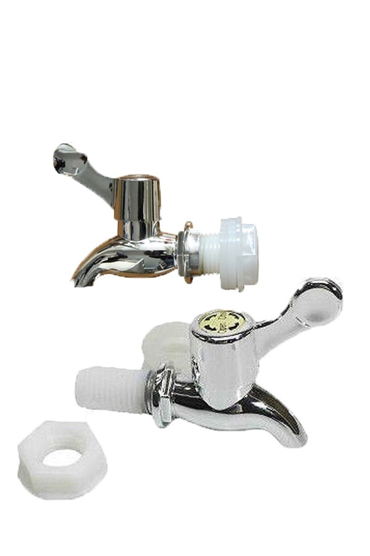 Cam Damacana Ve Sebil Çevirmeli Yedek Musluğu 2'li