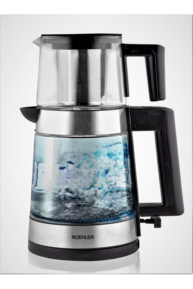 Rtg0015g Cam Led Işıklı Çay Makinesi