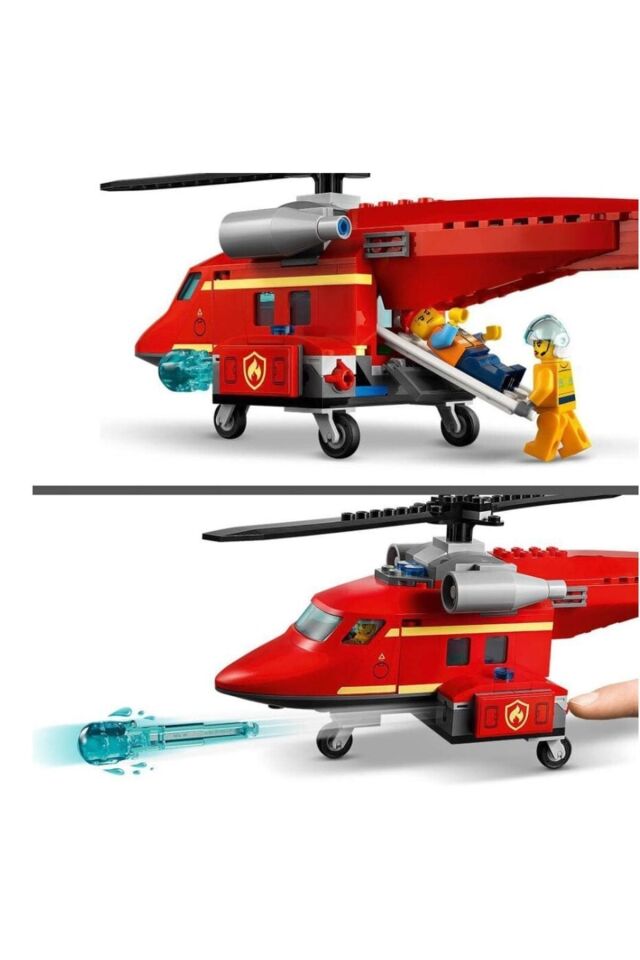 60281 ® City Itfaiye Kurtarma Helikopteri / 212 Parça /+5 Yaş