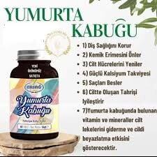 Yumurta Kabuğu Tableti