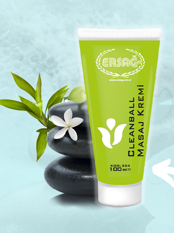 Ersağ Cleanball Masaj Kremi 200ml 2Li Set