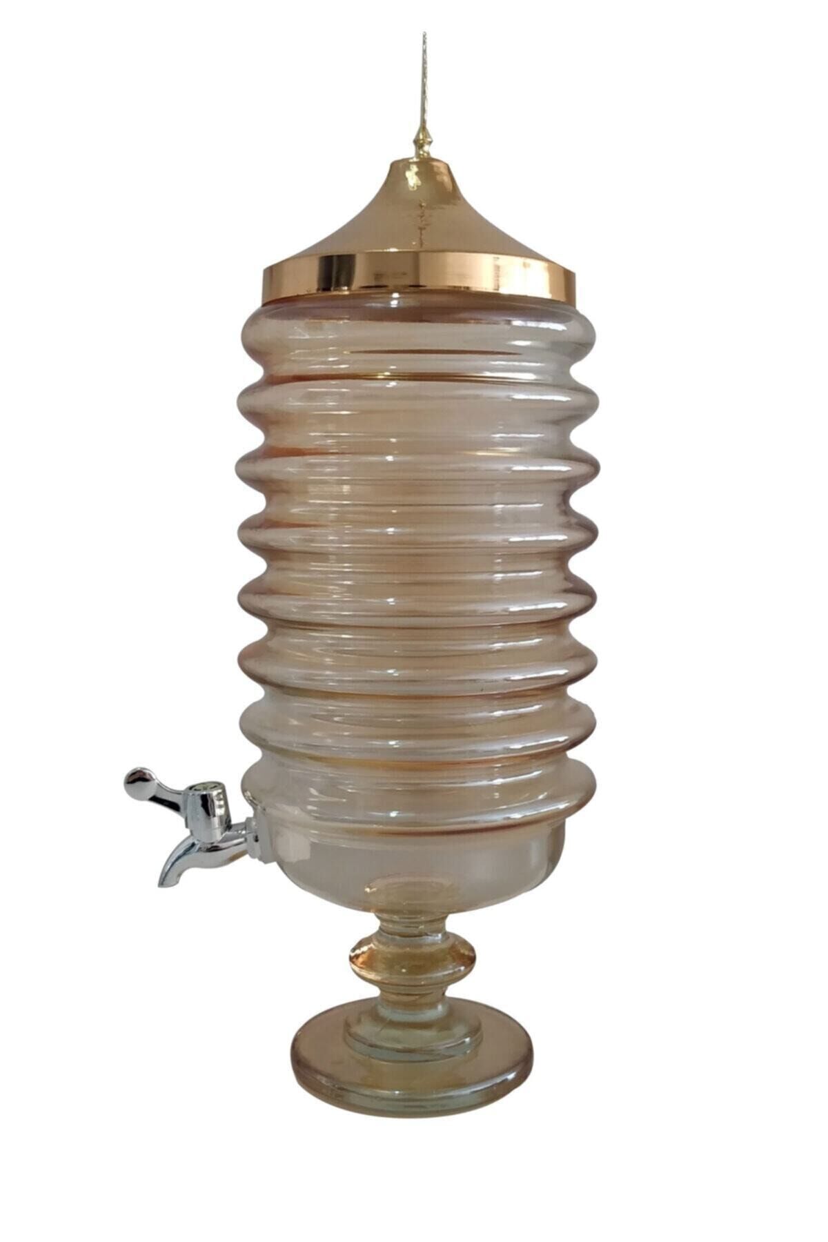 Cam Damacana Musluklu Sebil Şerbetlik 5 Lt