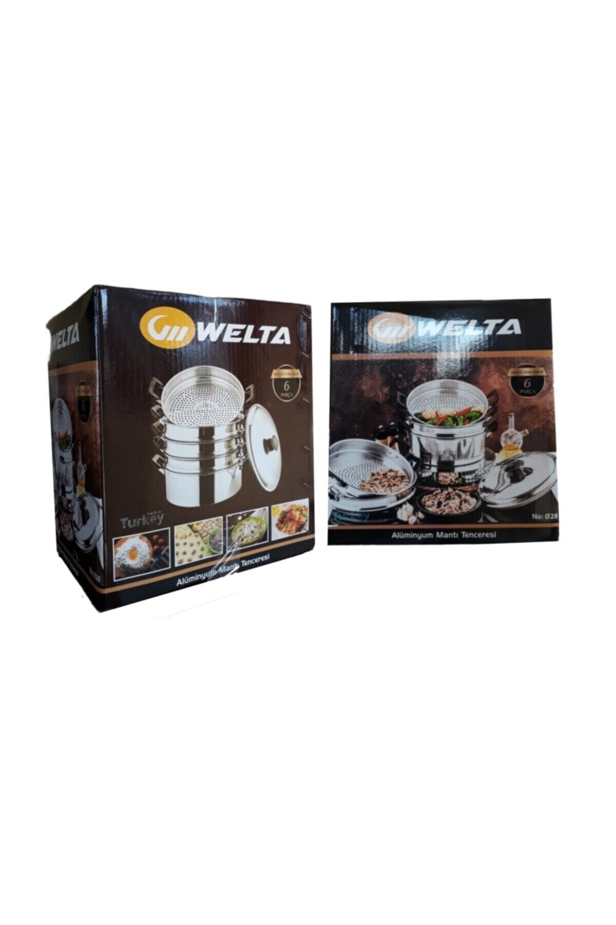 Mantı Tenceresi Seti 6 Parça Alüminyum Tencere