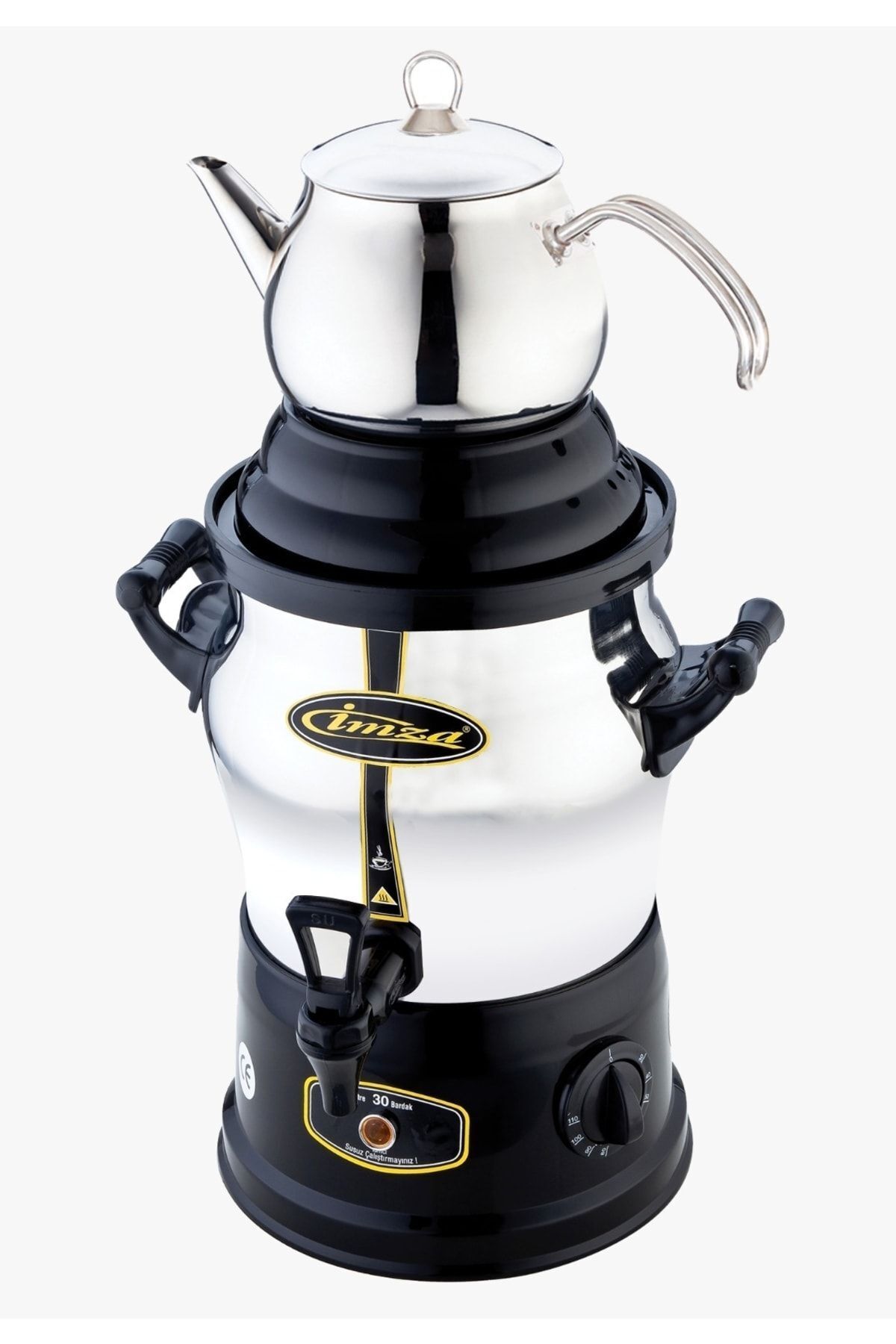 30 Bardak 4 lt Semaver Çay Makinesi