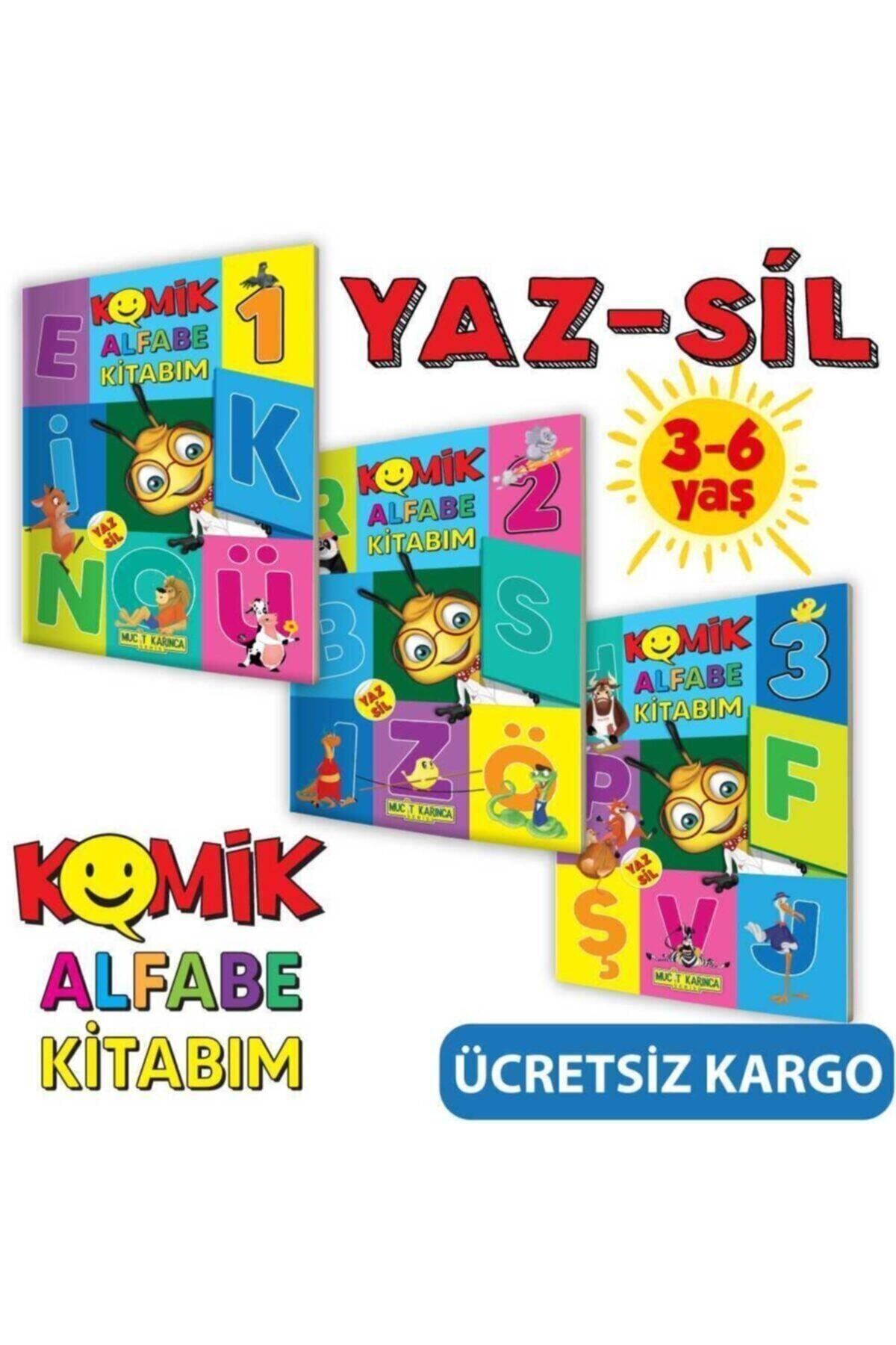 Yayınları Yaz-sil Komik Alfabe Kitabım