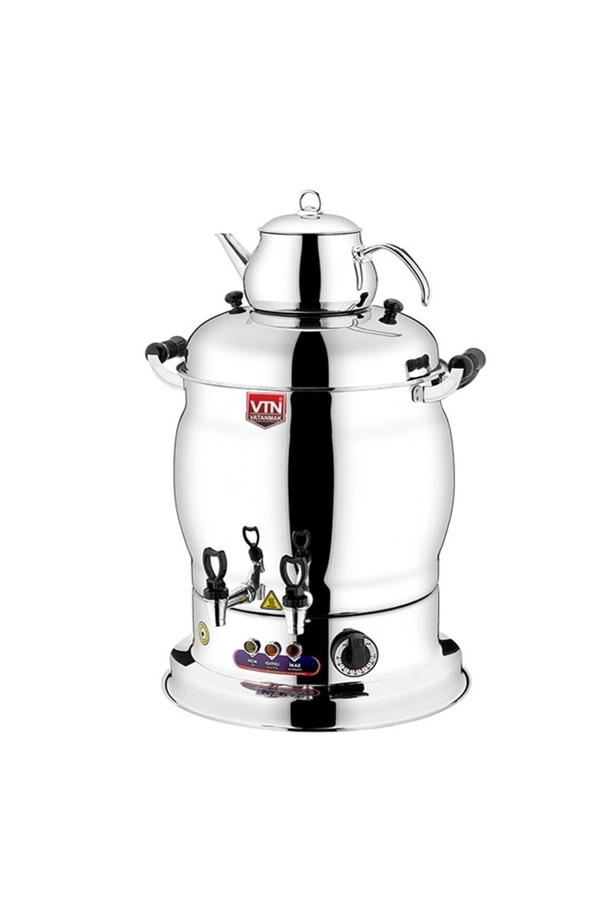 Vatan Midi Çift Demlikli Elektrikli Çay Semaveri 9 Lt