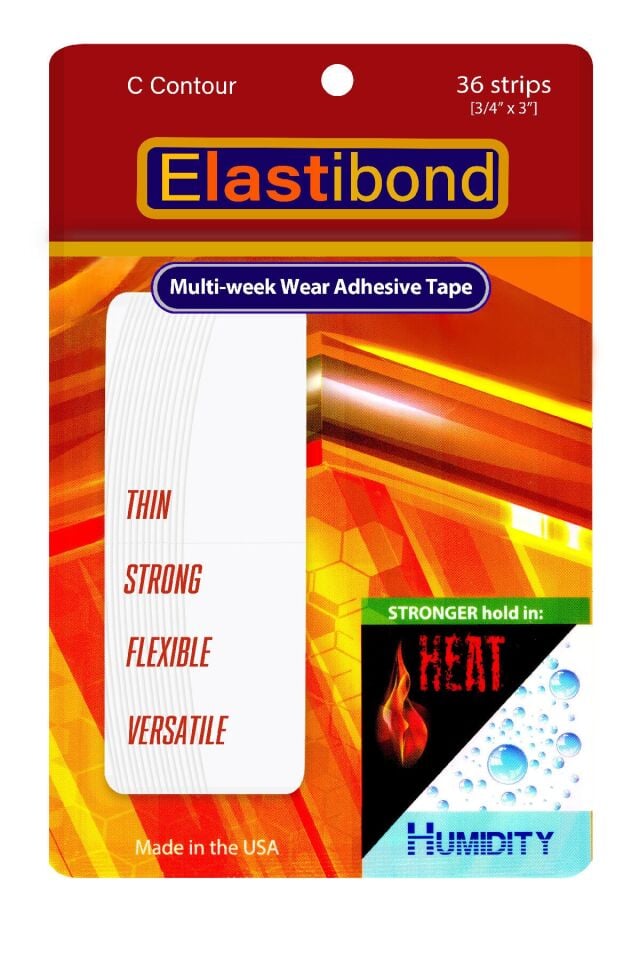 Elastibond Protez Saç Bandı Oval (''c''- 2,0cm X 7.5cm) 36 Adet
