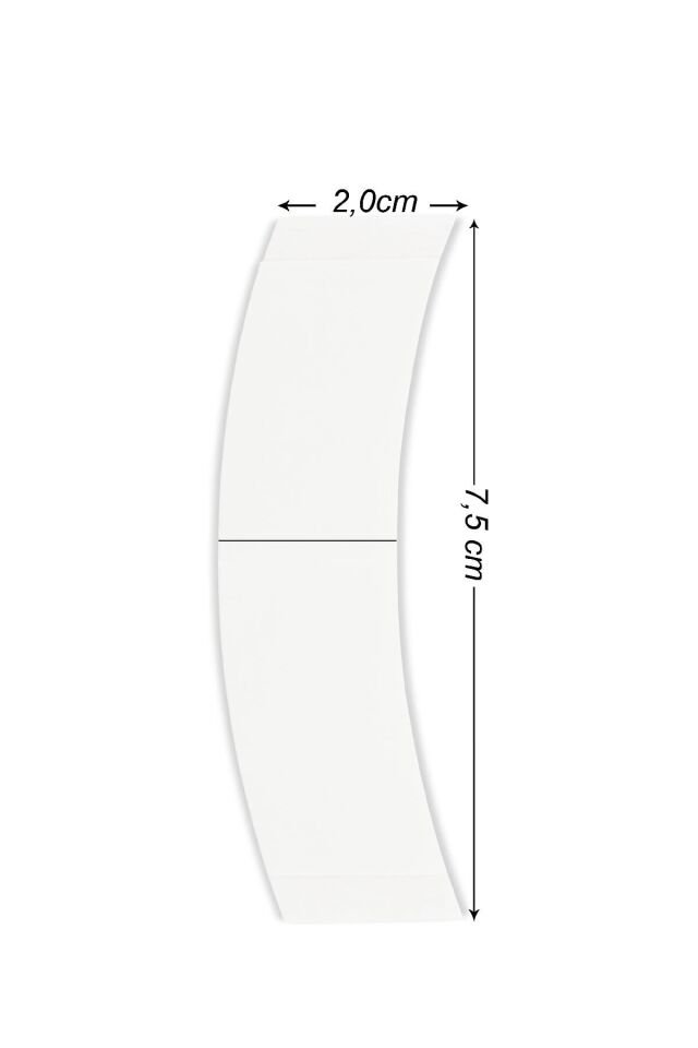 Elastibond Protez Saç Bandı Oval (''c''- 2,0cm X 7.5cm) 36 Adet