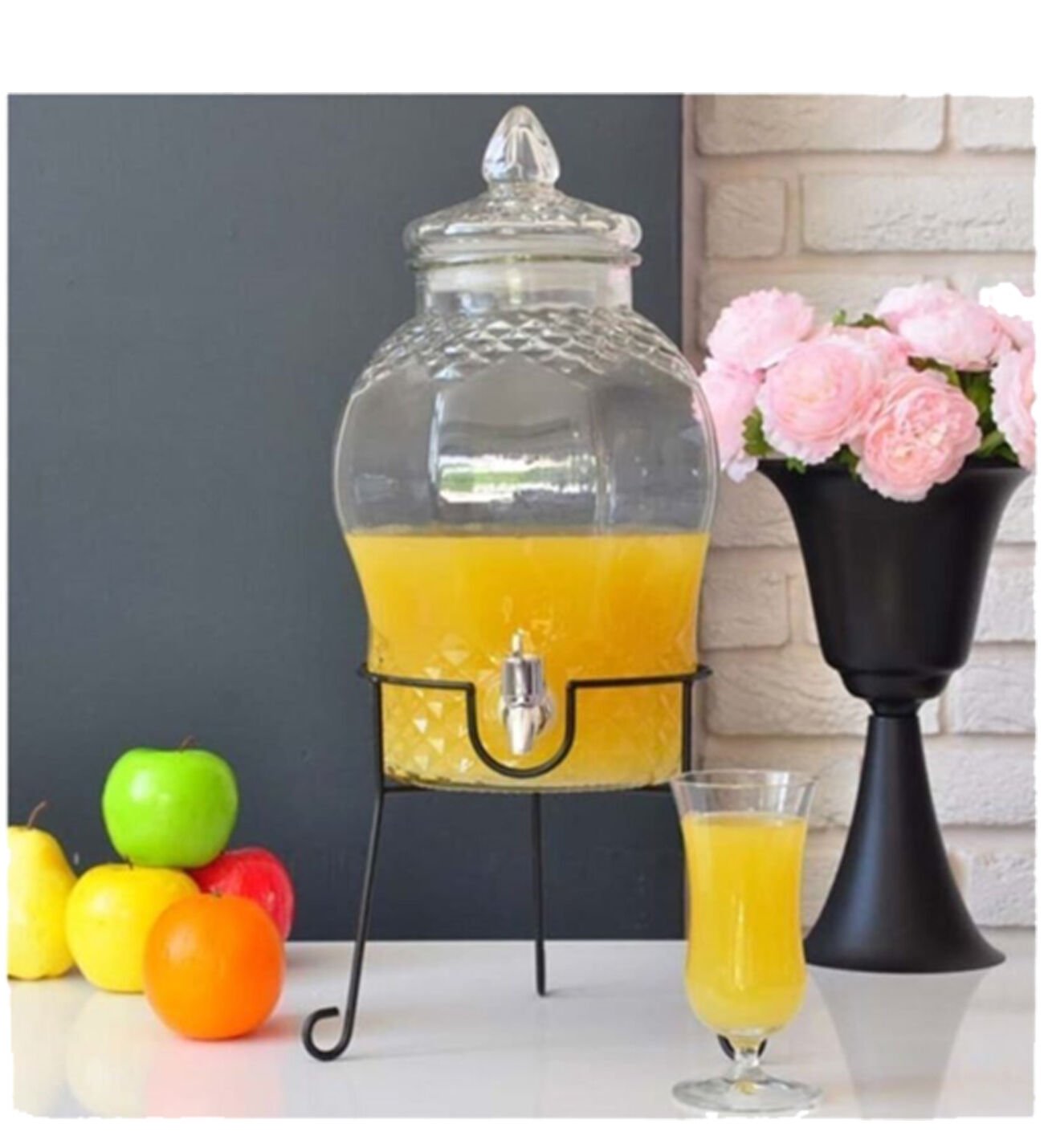 6 Lt Cam Limonata Su Sebili Lohusa Şerbetlik