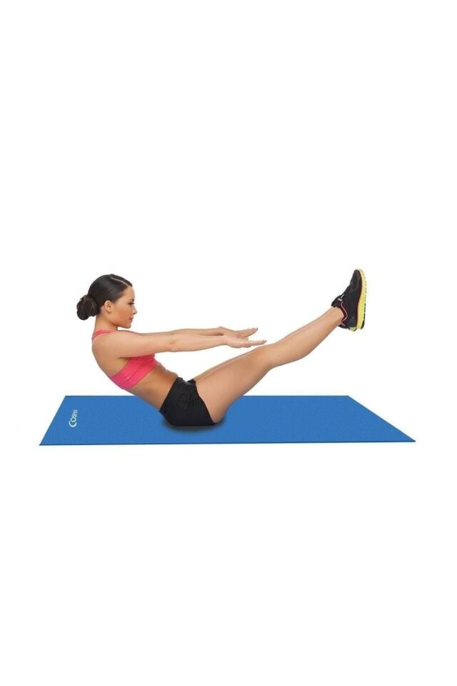 10 mm Pilates Ve Yoga Minderi Mavi