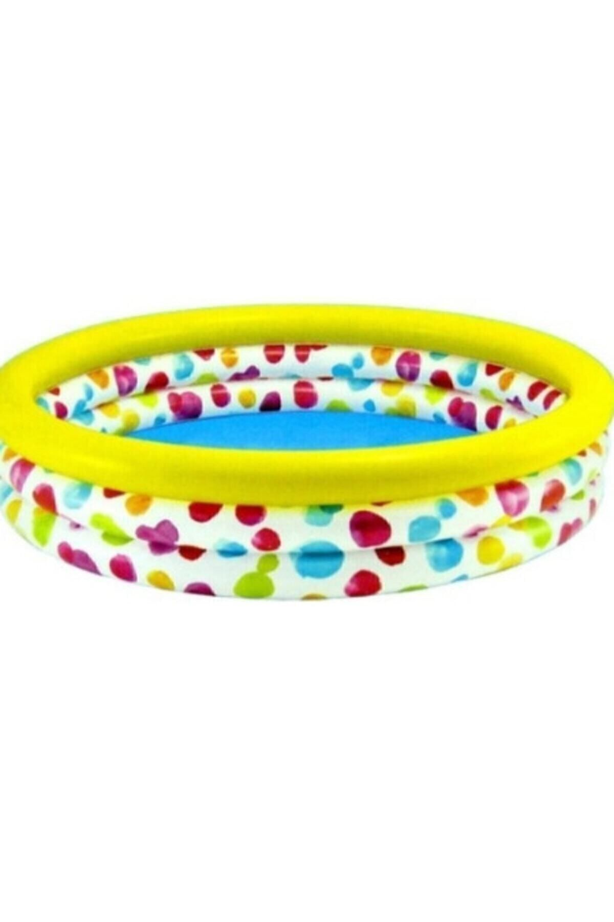 Gökkuşağı Renkli 3 Bölme Havuz 147 Cm. (5843