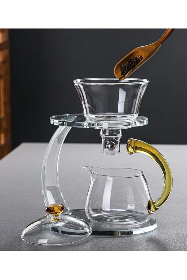 Miter Otomatik Lüks Manyetik Cam Demlik